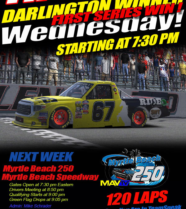 Dwayne McArthur Dominates Darlington Truck Race!