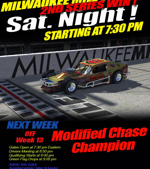 Kulikowski Smokes The Competition at Milwaukee and The Championship!