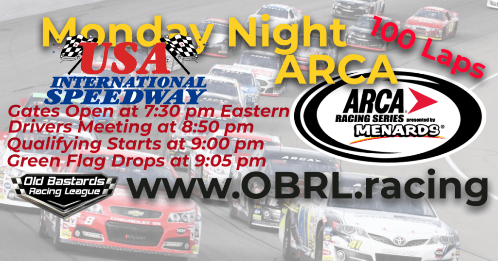 ARCA Monday Night Race at USA Speedway