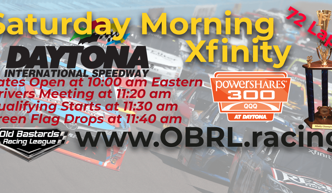 Winner: Joel Kilburn #61! Week #1 Nascar Xfinity Series Race Daytona International Speedway