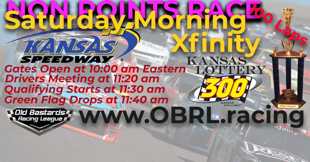 Saturday Morning Xfinity Race at Kansas Speedway