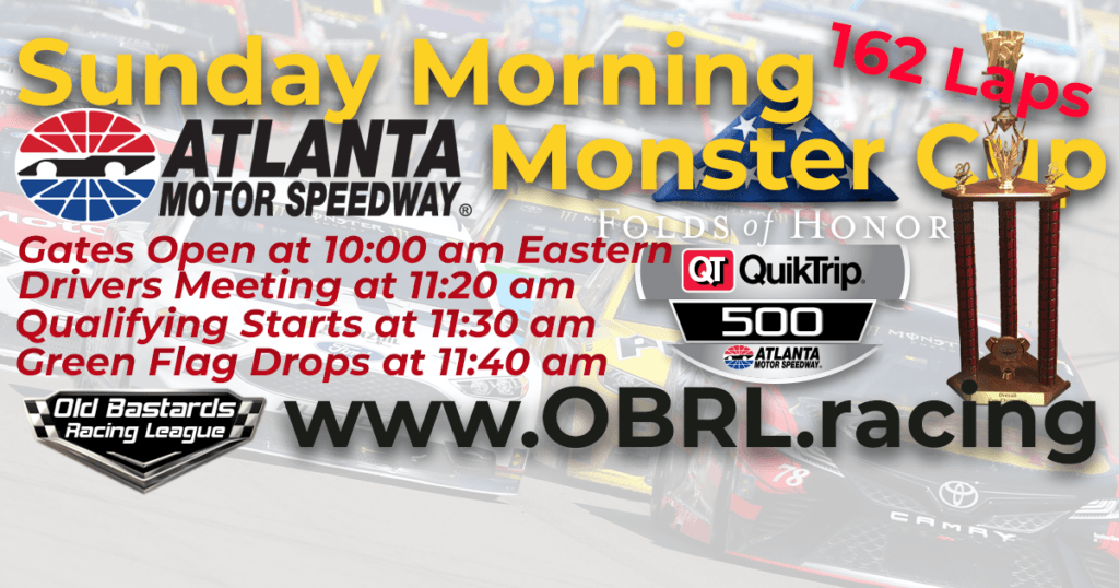 Nascar Monster Energy Cup Race at Atlanta Motor Speedway February 25, 2018 Sponsored by Folds of Honor QuikTrip 500