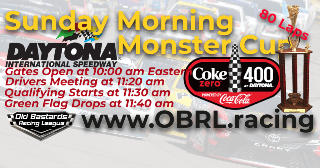 Nascar Monster Energy Cup Race at Daytona International Speedway Coke Zero 400