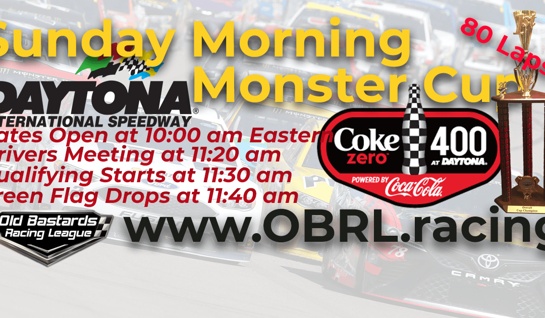 🏁WINNER: Thomas Ogle #11! Week #21 Nascar Monster Energy Cup Race Daytona International Speedway