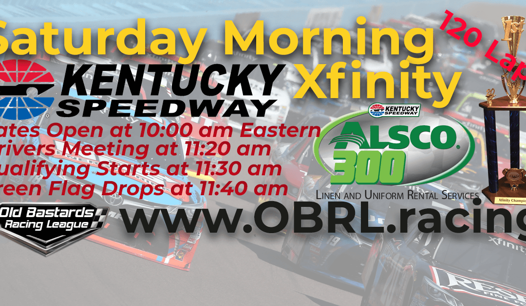 🏁 WINNER: Mike Schrader #4! Week #22 Nascar Xfinity Series Race Kentucky Speedway