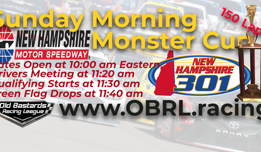 🏁 WINNER: Mike Franklin #25! Week #23 Nascar Monster Energy Cup Race New Hampshire Motor Speedway