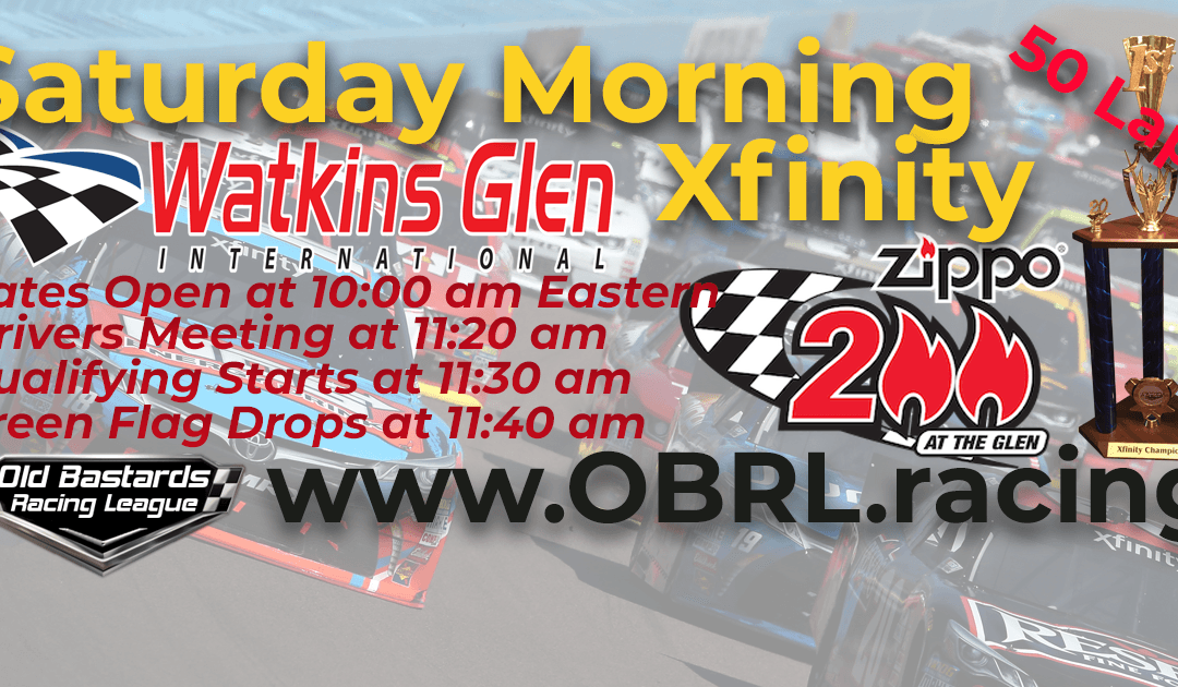 🏁WINNER: Kent “Big Time” Connolly #08!Week #25 Nascar Xfinity Series Race Watkins Glen International