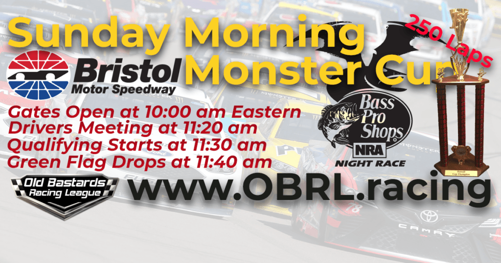 Nascar Monster Energy Cup race Bristol Motor Speedway