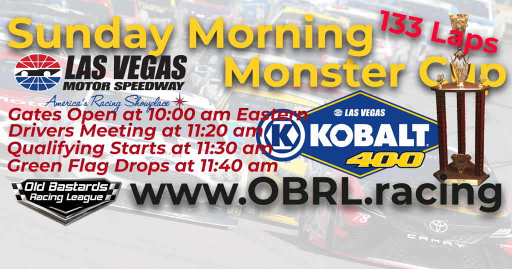 Nascar iRacing Monster Cup Race at Las Vegas Motor Speedway