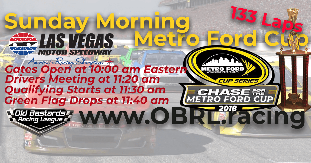 Nascar Metro Ford Cup Race at Las Vegas Motor Speedway. South Point Casino 400 September 16, 2018