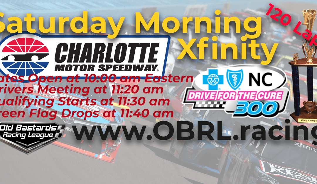 🏁WINNER: Joel Kilburn #40! Week #33 Nascar Xfinity Series Chase Playoff Race Charlotte Motor Speedway
