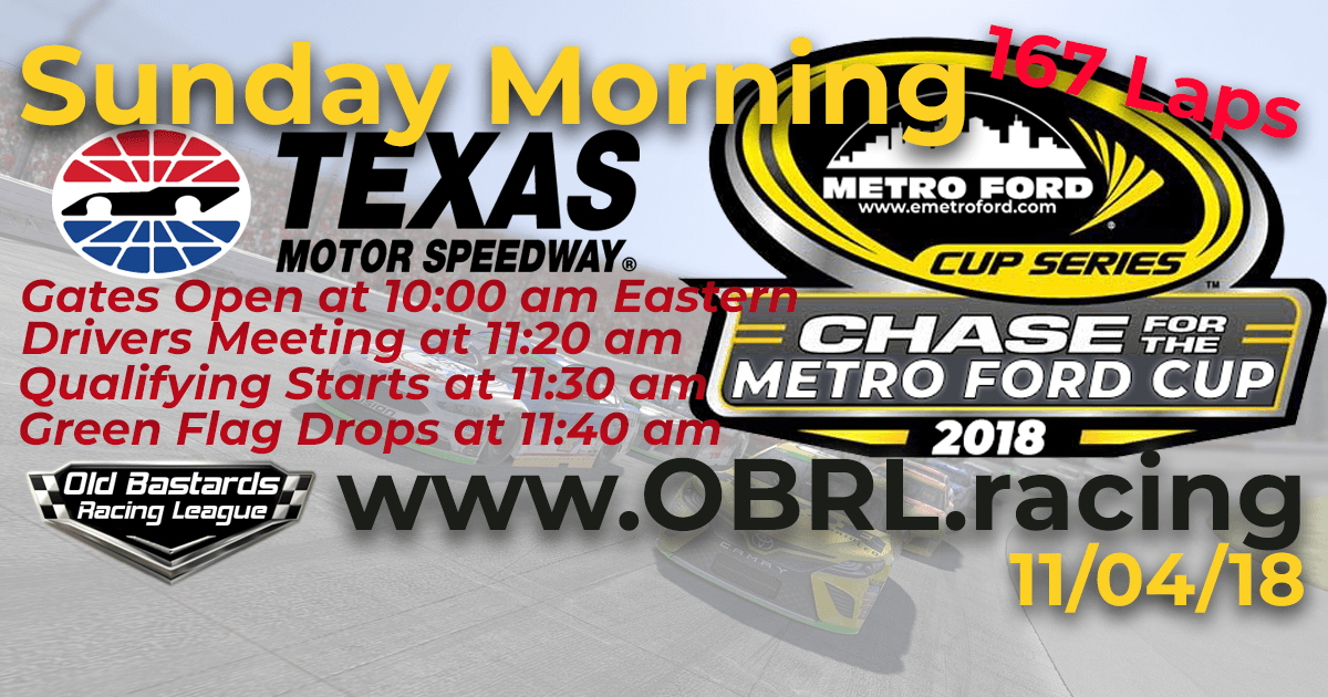 Nascar Metro Ford Cup Chase For The Cup Race at Texas Motor Speedway