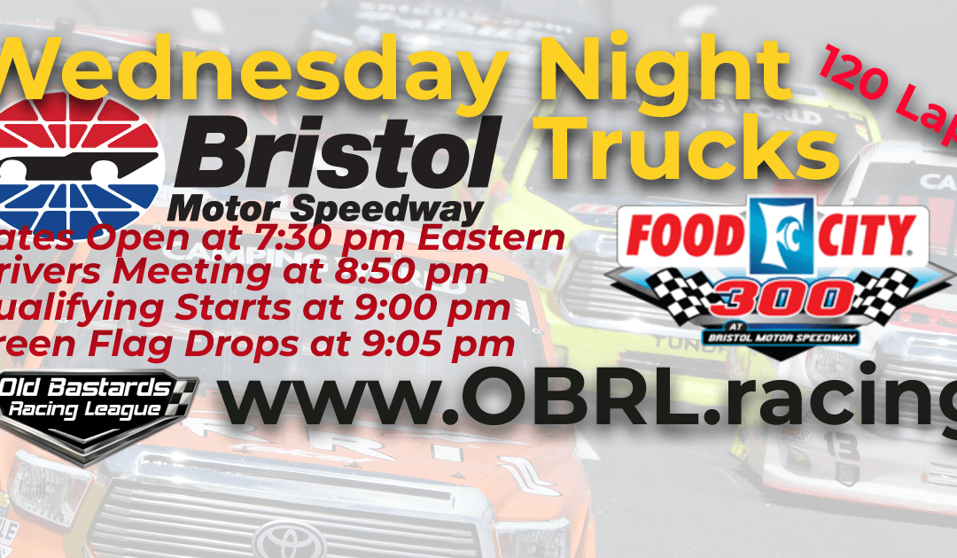 🏁WINNER: Thomas Ogle #11! Week #10 Wednesday Night Truck Race at Bristol Motor Speedway
