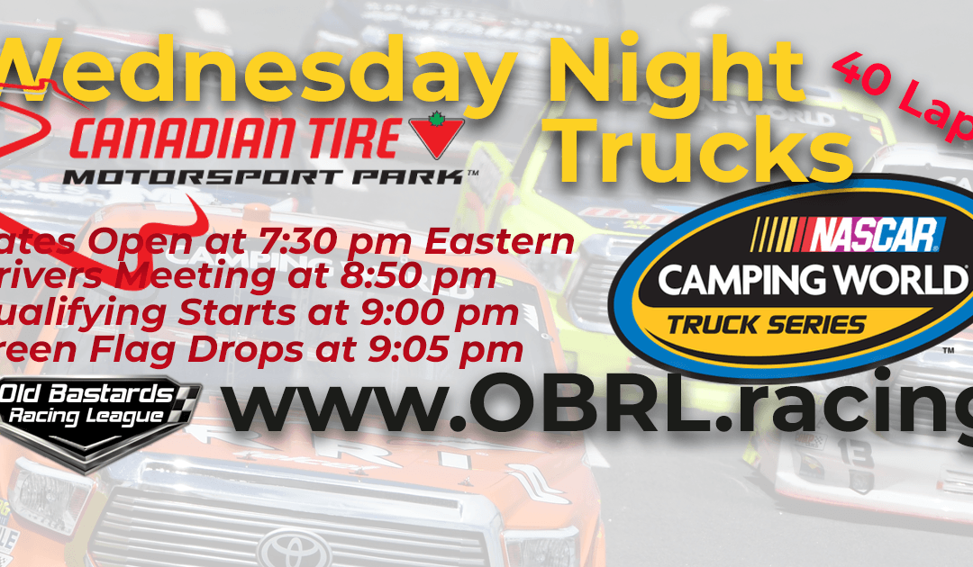 🏁WINNER: Shane Norton! Week #11 Wednesday Night Truck Race at MoSport Park