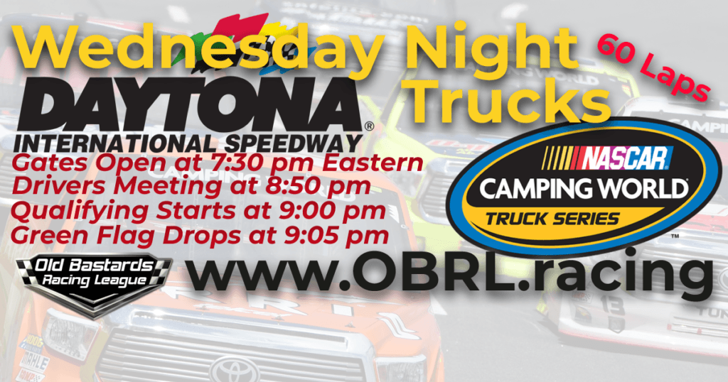 iRacing Wednesday Night Nascar Camping World Truck Series Race at Daytona Speedway July 4, 2018
