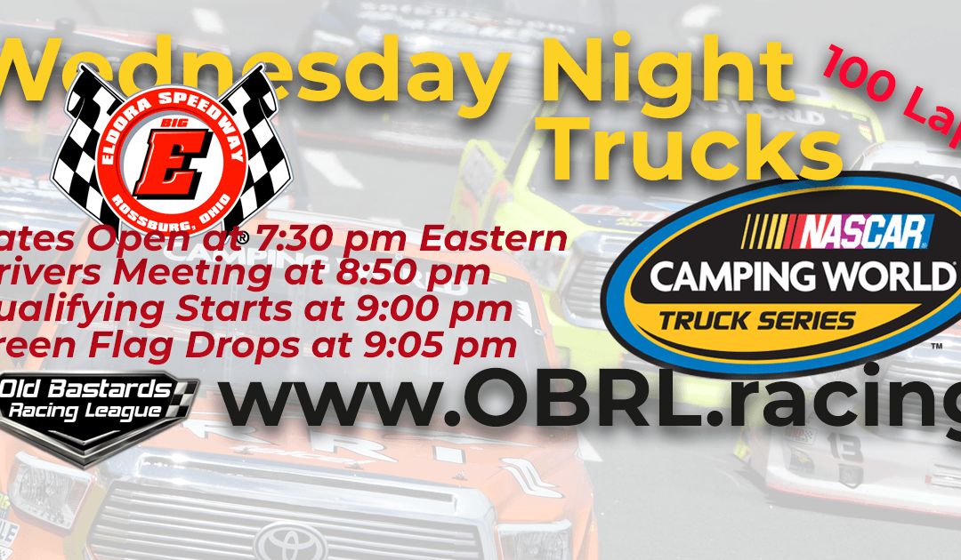 🏁 WINNER: Dave Hartman #1! Week #6 Wednesday Night Truck Race at Eldora Speedway