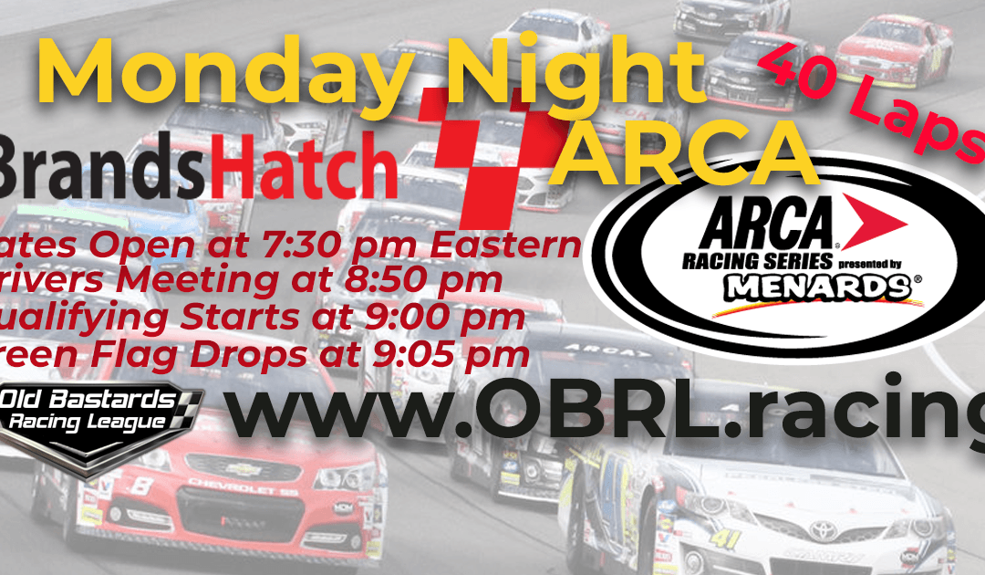🏁WINNER: Joel Kilburn #40!Week #7 ARCA iRacing ARCA Series Race Brands Hatch-Indy Road