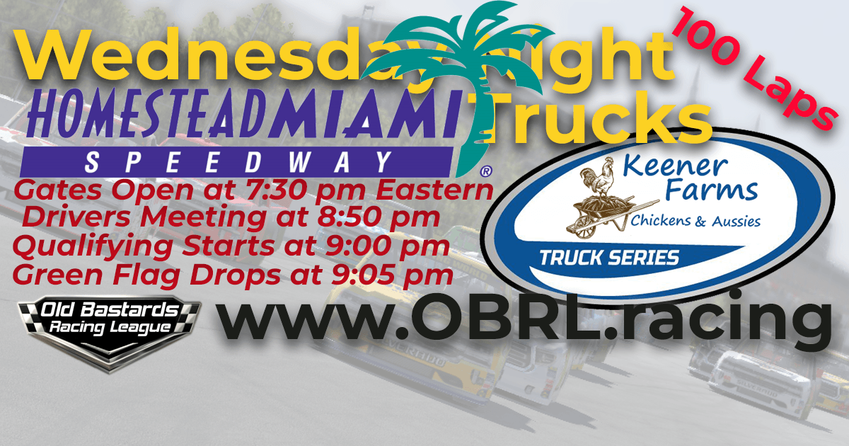 Keener Farms Truck Series Race at Homestead Miami Speedway 2018
