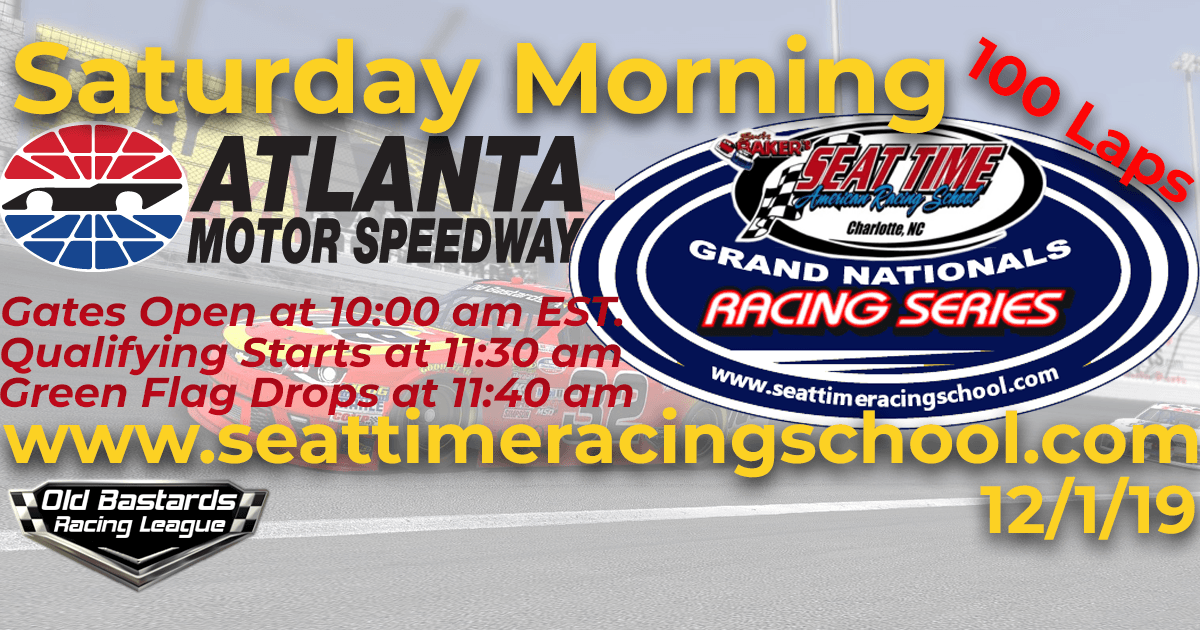 Week #2 Seat Time Racing School Grand Nationals Series Race at Atlanta Motor Speedway