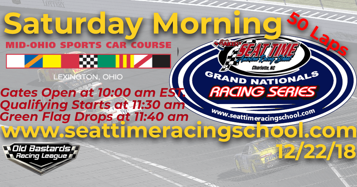 Week #5 Seat Time Racing School Grand Nationals Series Race at Mid Ohio Sports Car Course