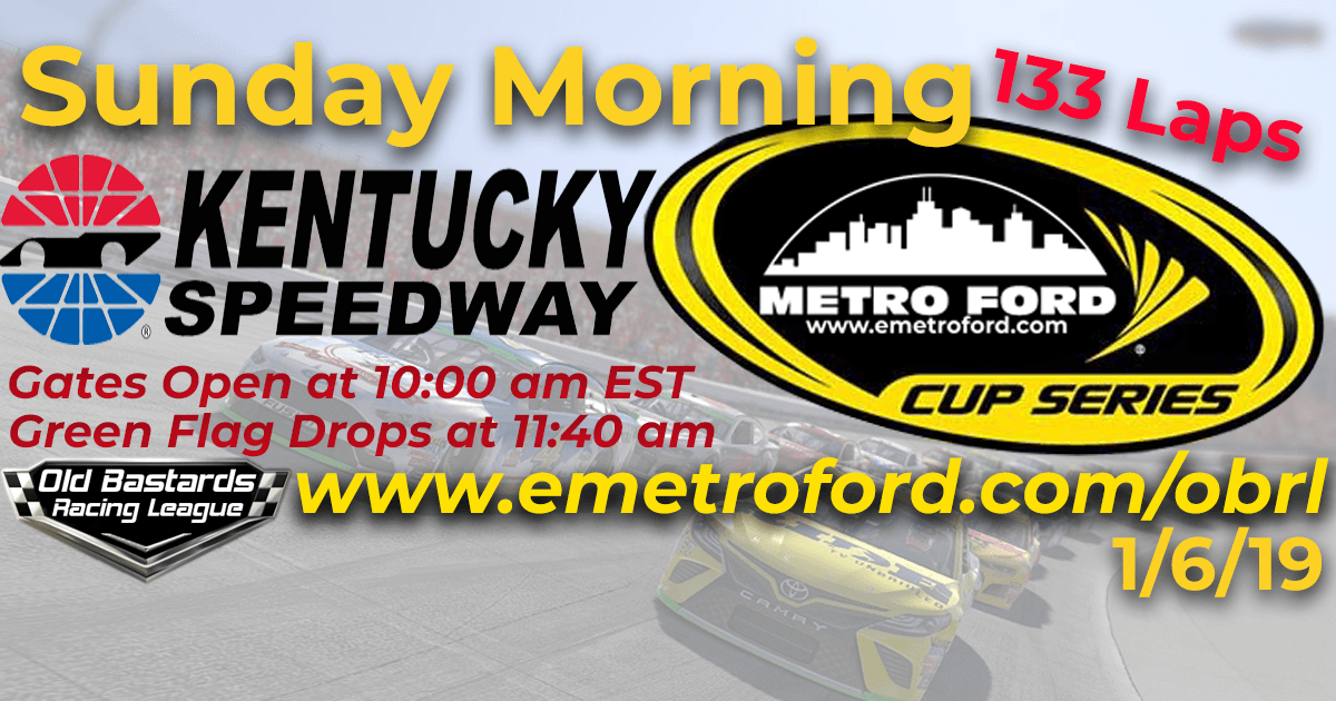 Metro Ford Dealers Mustang Cup Series Race at Kentucky Speedway - 1/6/19 Sunday Mornings