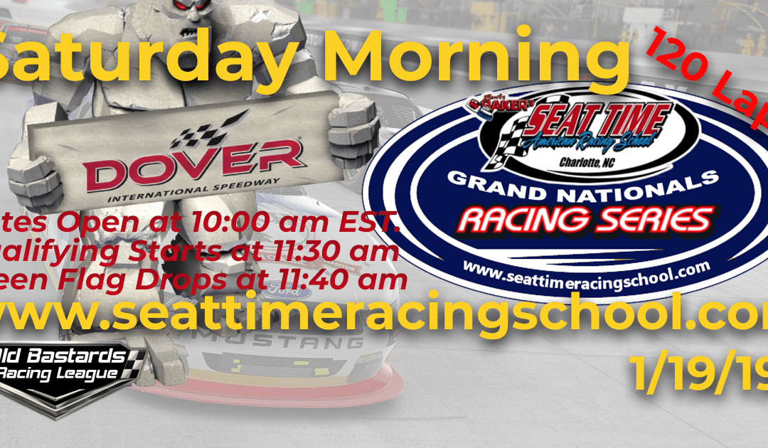 🏁WINNER: Dwayne McArthur #67 Ride TV! Week #9 Seat Time Racing School Grand Nationals Series Race at Dover Int’l Speedway