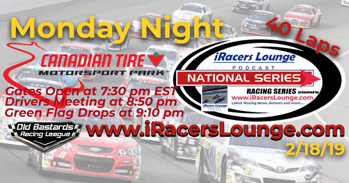 iRacers Lounge National Series Race at Canadian Tire MS Park