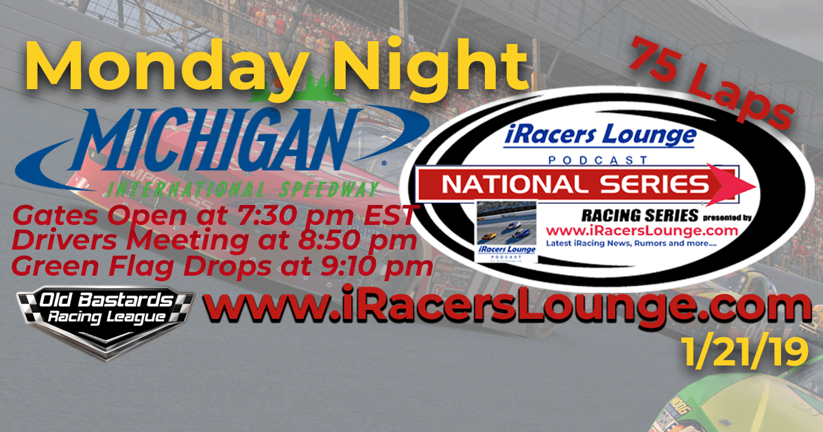 iRacers Lounge National Series Race at Michigan Int'l Speedway