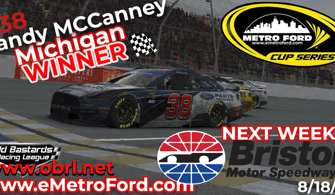 🏁Randy McCanney #38 Wins Nascar Kim Bowl Cup Road Race at Michigan Int’l Speedway!