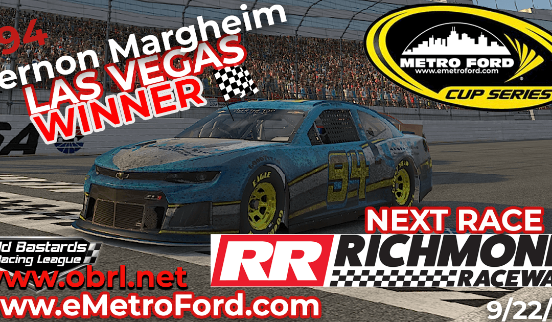 🏁Vernon Margheim #94 Wins Nascar Kim Bowl Cup Race at Las Vegas Motor Speedway!